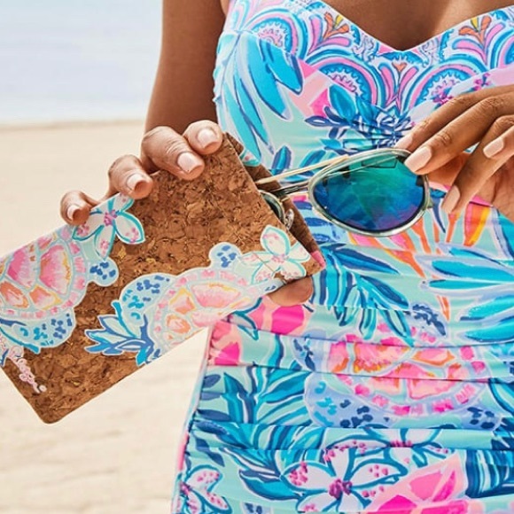 Lilly Pulitzer Wicker Sunglass Case Boca Blue It’s A Sailabration NWOT Lilly Pulitzer | Bags | Lilly Pulitzer Wicker Case Summer  main image 4